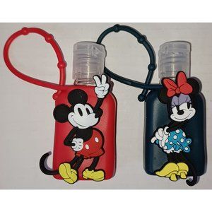 Mickey & Minnie Mouse Re-useable Hand Sanitizer Holders (2pk)